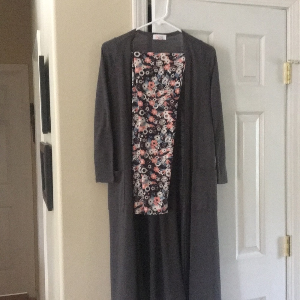 Leggings and full length lightweight sweater!